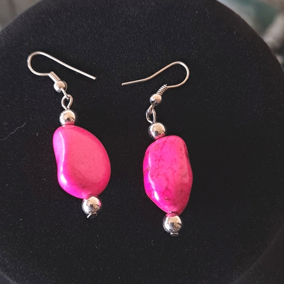 Multicolor Howlite Stones Necklace Earring Set - Picture 5 of 5